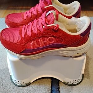 Ryka Red and White Sneakers